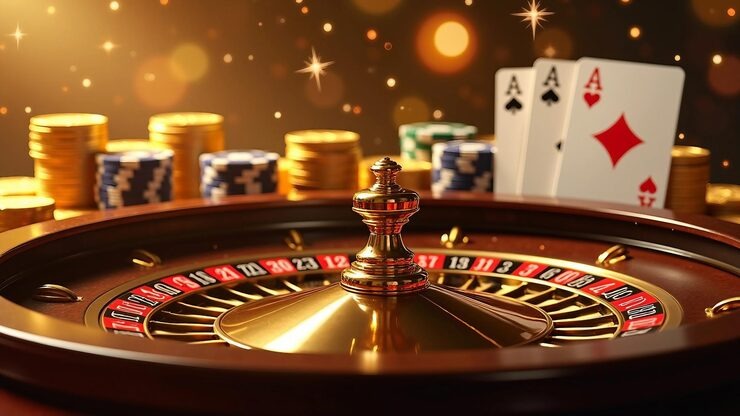Lightning Roulette table with live dealer and wheel